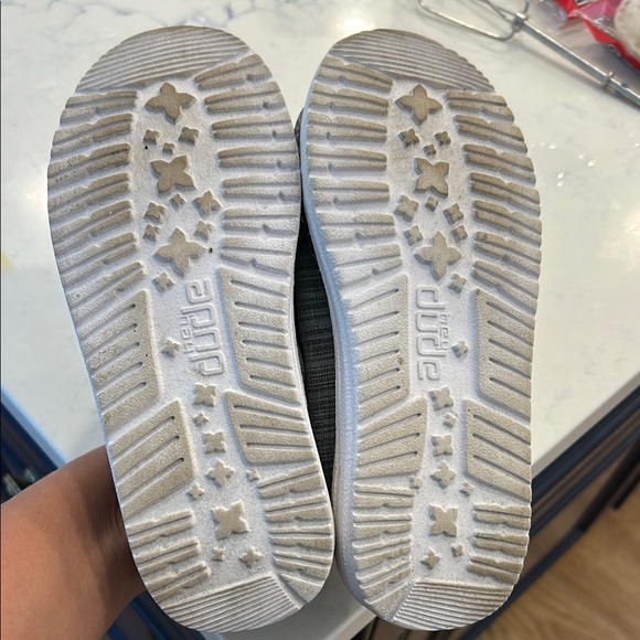 Hey Dude Kids Gray Moccasins - Picture 2 of 3